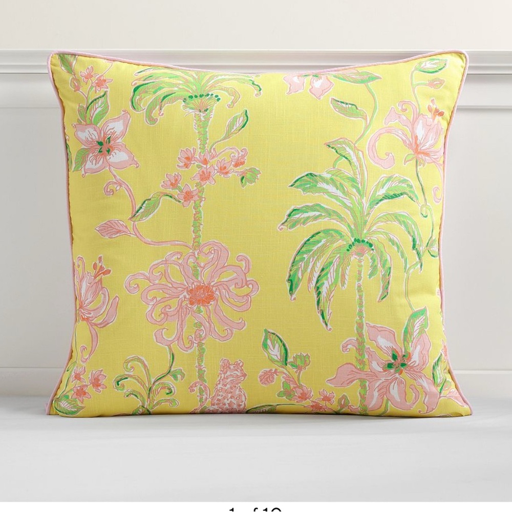 Lilly Pulitzer Reversible Euro Pillow Cover